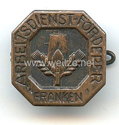 Nationalsozialistischer Arbeitsdienst ( NSAD ) - Förderer-Abzeichen " Franken "