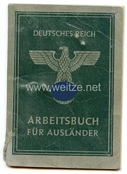 III. Reich - Arbeitsbuch für Ausländer 