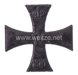 Preussen Eisernes Kreuz 1870 2. Klasse Prinzengröße - Eisenkern