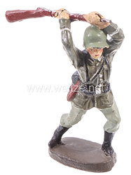 Elastolin - Heer Soldat mit Gewehr zuschlagend " Kolbenschläger "