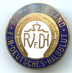 Reichsverband für Deutsches Halbblut ( RVfDH ) - Mitgliedsabzeichen blau emailliert