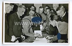 III. Reich - Propaganda-Postkarte - " Der Führer bei der Eröffnung des Parteimuseums am 8.11.1933 im Sternecker-Bräu München "