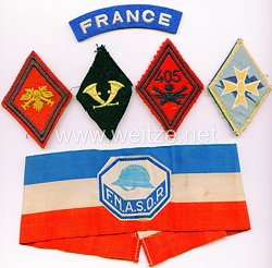 Frankreich Armbinde der "fédération nationale des associations de sous-officiers de réserve"