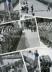 III. Reich Sturmabteilung Pressefotos: Aufmarsch von Angehörigen der SA