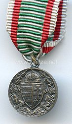 Ungarn - Kriegserinnerungsmedaille 1914-1918 - Miniatur