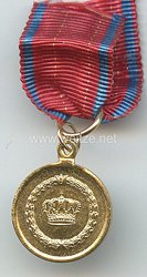 Württemberg Dienstauszeichnung Medaille für XII Dienstjahre, ab 1913 - Miniatur