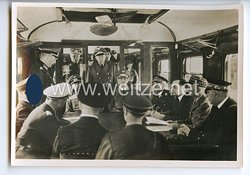 III. Reich - Propaganda-Postkarte - " Adolf Hitler - Compiègne 1940 - Generaloberst Keitel verliest die Präambel des Führers "