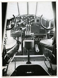 Königreich Italien Pressefoto: Cockpit vom Bomber S. 71