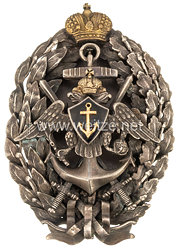 Zaristisches Rußland Abzeichen für Absolventen des Marine Kadetten Kurses