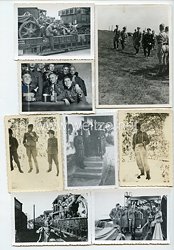Waffen-SS Fotogruppe eines Angehörigen der SS