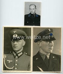Allgemeine-SS Fotos, SS-Unterscharführer mit Schirmmütze