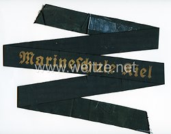 Kriegsmarine Mützenband "Marineschule Kiel"