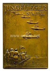 Weimarer Republik - Deutscher Luftfahrt-Verband e.V. - " Die Jungfliegerstaffel kommt " - Erinnerungsplakette 