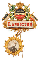 Preußen Abzeichen zur Erinnerung an die Musterung - Landsturm