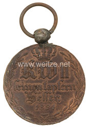Hessen Kassel Kriegsdenkmünze 1821 für Kämpfer 1814 - 1815