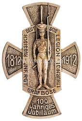 Preußen Erinnerungskreuz Zur Erinnerung an das 100 jährige Bestehen des Infanterie-Regiment Graf Bose (1. Thüringisches) Nr. 31