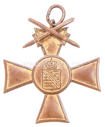 Sachsen Weimar Eisenach Ehrenkreuz der Krieger -u. Militärvereine 