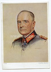 Heer - farbige Propaganda-Postkarte - " Generalfeldmarschall von Brauchitsch "