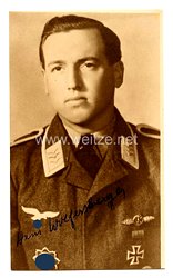 Luftwaffe - Nachkriegsunterschrift von Deutschen Kreuz in Gold Träger Hans Wolfersberger