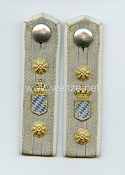 Bayern Kassenwesen Paar Feldachselstücke Modell 1866 für einen Oberzahlmeister bzw. Kassier