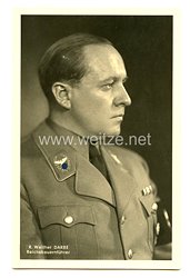 III. Reich - Portraitpostkarte von Reichsbauernführer Walter Darré