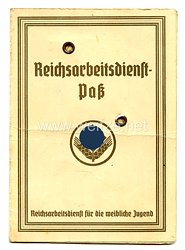 Reichsarbeitsdienst ( RAD ) - Reichsarbeitsdienstpaß für die weibliche Jugend 