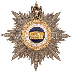 Orden der Krone von Italien Stern zum Großkreuz