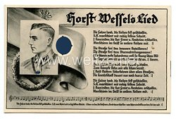 III. Reich - Propaganda-Postkarte - " Horst Wessel´s Lied "