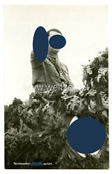 III. Reich - Propaganda-Postkarte - " Reichskanzler Adolf Hitler spricht "