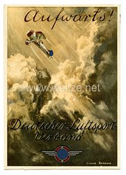 III. Reich - farbige Propaganda-Postkarte - " aufwärts! Deutscher Luftsport-Verband "