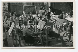 III. Reich Hitlerjugend ( HJ )- Propaganda-Postkarte - " Orchester des Musischen Gymnasiums Frankfurt a. M. "