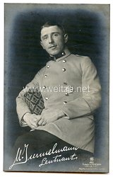 Fliegerei 1. Weltkrieg - Fotopostkarte  - Deutsche Fliegerhelden " Oberleutnant Immelmann 1916 "