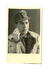 Wehrmacht Heer Portraitfoto, Offizier mit Einheitsfeldmütze