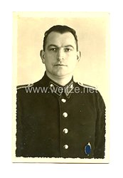 III. Reich Portraitfoto, Angehöriger der Polizei mit SA-Wehrsportabzeichen