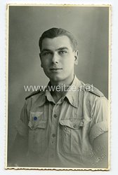 Luftwaffe Portraitfoto, Soldaten mit Tropenhemd