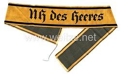 Wehrmacht Heer Ärmelband für Nachrichtenhelferinnen "NH des Heeres"
