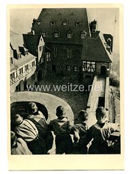 III. Reich - Propaganda-Postkarte - " Deutsche Jugend und Ihre Herbergen - frei von Alkohol und Tabak "