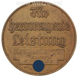 III. Reich nicht tragbare Auszeichnungsmedaille "Reichsverband für das deutsche Hundewesen - RDH - Für hervorragende Leistung"
