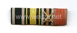 Bandspange eines württembergischen Veteranen im 1. Weltkrieg 
