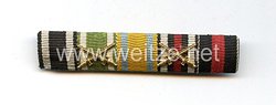 Bandspange eines sächsischen Veteranen des 1. Weltkriegs und Teilnehmer an der „Wiedervereinigung“ des Sudetenlands