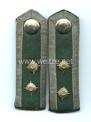 Weimarer Republik Strafjustiz Paar Schulterstücke für einen Justizbeamten (Oberwachmeister) 