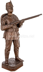 Preußen Statuette eines Jägers im Brandenburgischen Jäger-Bataillon Nr. 3
