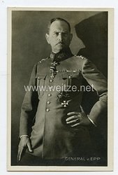 III. Reich - Propagandapostkarte "General v. Epp"