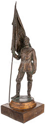 Preußen Statuette eines Fahnenträgers im 5. Westpreußischen Infanterie-Regiment Nr. 148