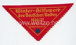 WHW - Abzeichen für WHW-Sammler "Winterhilfswerk des Deutschen Volkes Gauführung Ostpreussen 1936/37" 