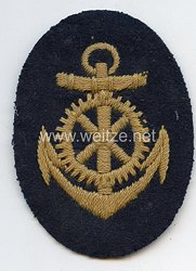 Reichwehr - Kriegsmarine Ärmelabzeichen Laufbahn Maschinenmaat