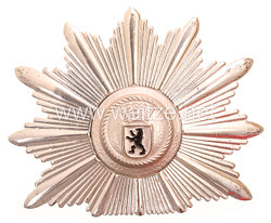 Bundesrepublik Deutschland ( BRD ) Stadt Berlin Polizeitschako - Emblem für Mannschaften 