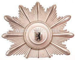 Bundesrepublik Deutschland ( BRD ) Stadt Berlin Polizeitschako - Emblem für Offiziere 