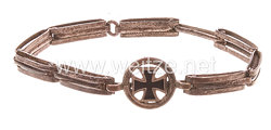 Preussen - Eisernes Kreuz 1914 - Armband mit aufgelegtem Eisernen Kreuz