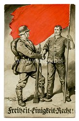 Weimarer Republik Propaganda-Postkarte - 